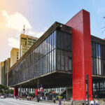 Sao Paulo, Brazil - Circa January 2019: MASP (Sao Paulo Museum of Art), landmark of Sao Paulo at Paulista Avenue